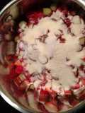 Raspberry Strawberry Rhubarb Jam