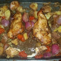 A picture of Carmalized Chicken by Sophie Wright.