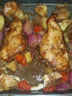 A picture of Carmalized Chicken by Sophie Wright.