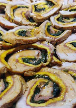Foto di Arrosto di tacchino farcito e arrotolato