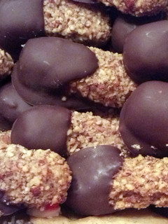 A picture of Pecan Log Cookies.