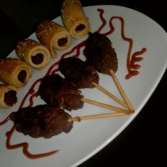 A picture of Kofta rolls.