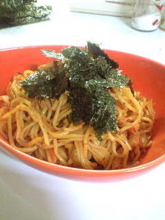 A picture of Ultra-Easy Kimchi Yakisoba Noodles.