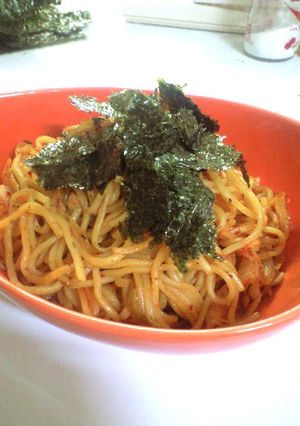 A picture of Ultra-Easy Kimchi Yakisoba Noodles.