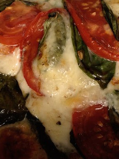 A picture of Turkey caprese.
