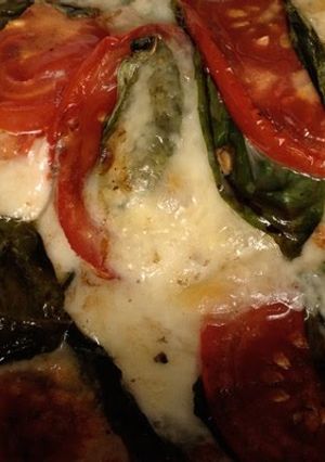 A picture of Turkey caprese.