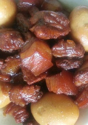 Hình của món Thịt kho tàu.