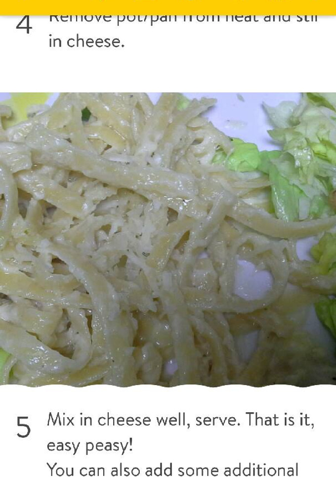 A picture of Easy One Pot Fettuccine Alfredo.
