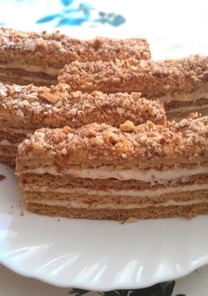 Mézes sütemény recept fotója