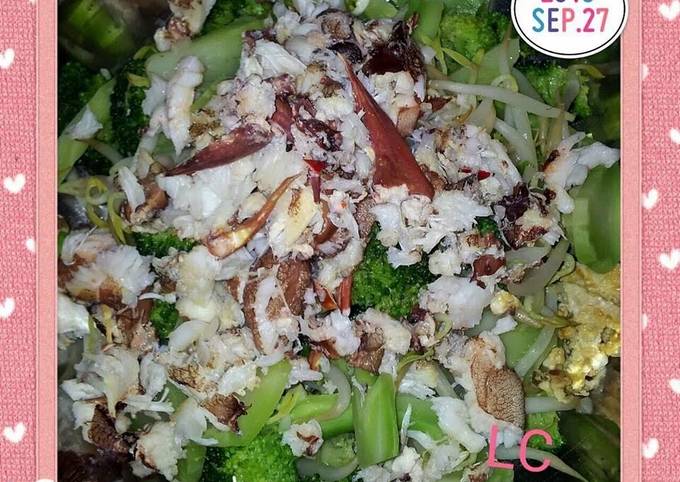 Broccoli in crab meat sauce Recipe by Lavendine - Cookpad