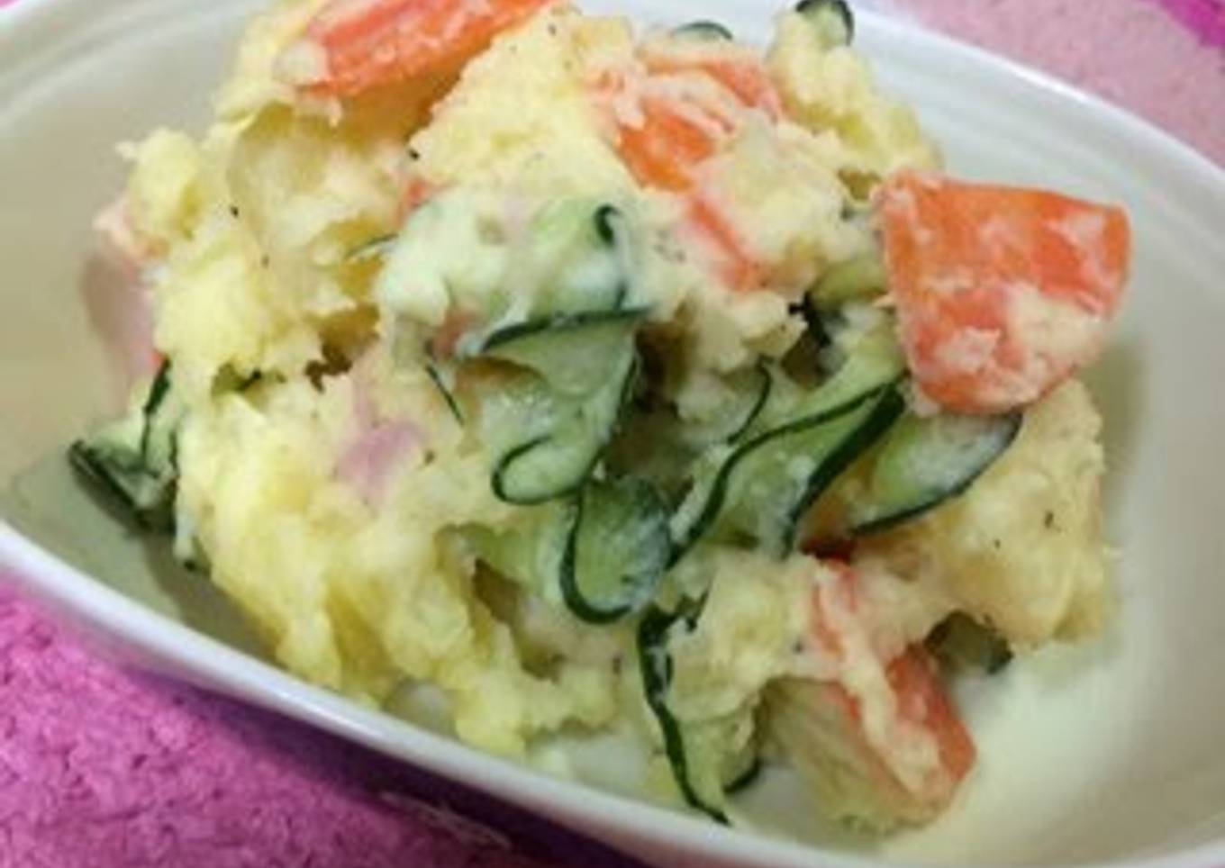 Easy to microwave. Super quick potato salad