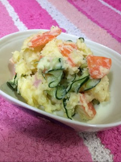 A picture of Easy in the Microwave! Super-Quick Potato Salad.