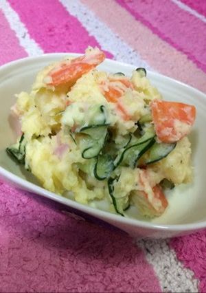 A picture of Easy in the Microwave! Super-Quick Potato Salad.