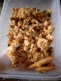 Una foto de Arroz con marisco