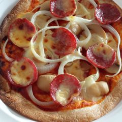 A picture of Tortilla Pizza.