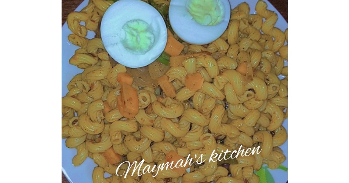 Macroni Stir Fry Recipe by Maymah's Kitchen - Cookpad