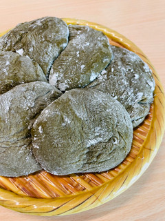 艾草麻糬|過熱水蒸氣烤箱微波爐 的食譜成品照片