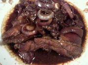 A picture of pork blade steak