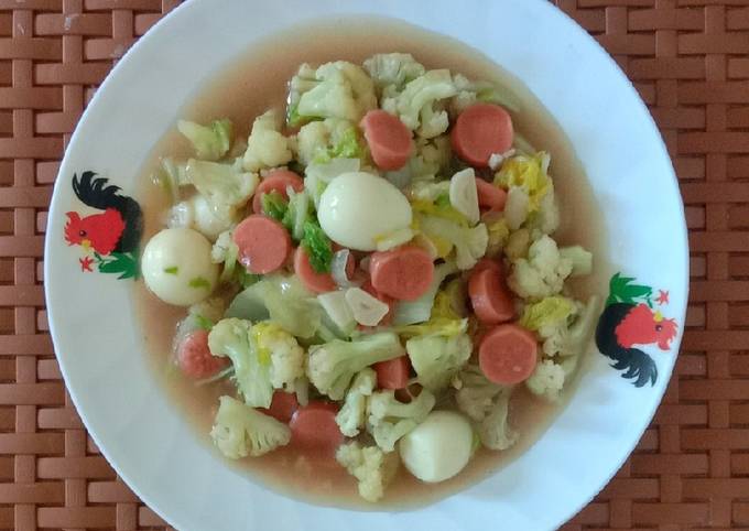 Resep Cah Sawi Putih Kembang Kol Oleh Yunda Cookpad