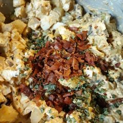A picture of Potato Salad Thanksgiving Day 2019.