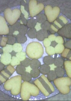 صورة لوصفة بسكويت شاي كاكاو وفانيليا