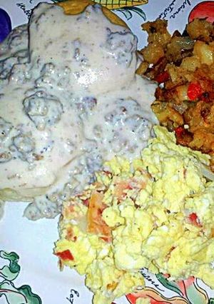 A picture of Ray's Southern Sausage & Gravy.