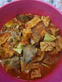 Foto resep Balado hati ampela tahu tempe