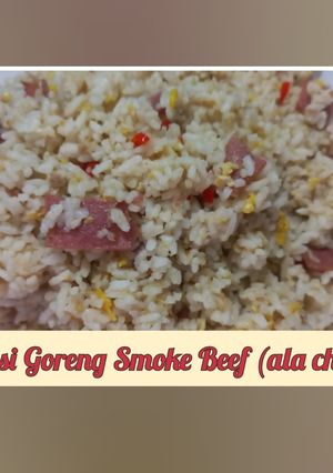 Foto resep Nasi Goreng Smoke Beef (Ala Chef)