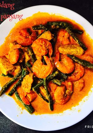 Foto resep Gulai udang kacang panjang