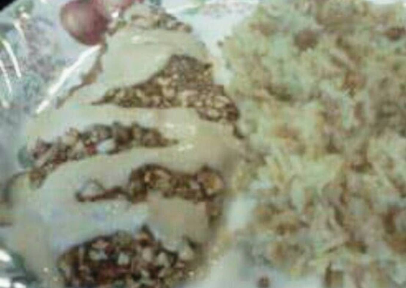 Pretzel Crusted Pork with Dijon Cream Sauce