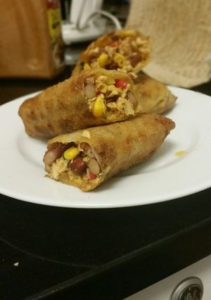 A picture of 'Tex max' egg rolls.