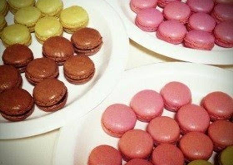 Steps to Make Super Quick Homemade Easy! Chocolate Macarons