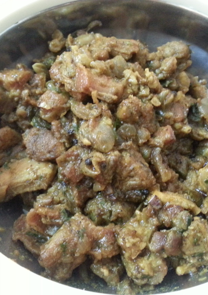 A picture of Mutton Curry.