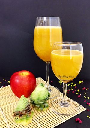 Hình của món Nước Ép Thơm Táo🍍🍎.