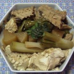 A picture of Simmered Flounder Offcuts.