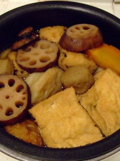 A picture of Macrobiotic Oden Made Simple with a Rice Cooker.