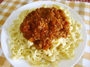 A picture of beef meat sauce