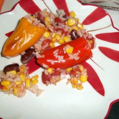 A picture of Kid Approved Stuffed Peppers.