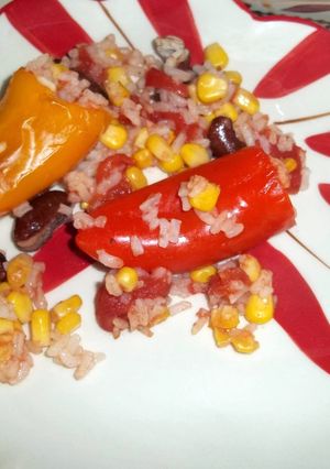 A picture of Kid Approved Stuffed Peppers.