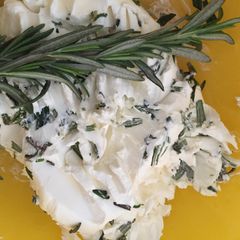 A picture of Rosemary &Cream Cheese Stuffed Chicken &Oven Roasted Red Potatoes.