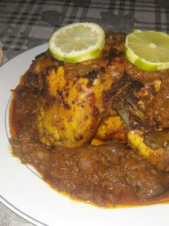 صورة لوصفة دجاج محمر مع الدغميرة