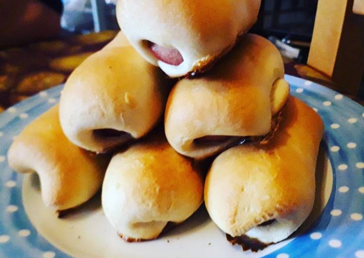 Würstel in crosta di pane