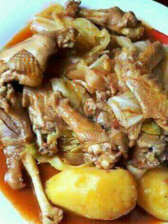 A picture of Chicken stew.