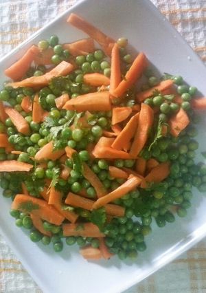 A picture of Blunched vegetables# author Marathon contest #.