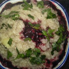 A picture of Falahari Samak rice khichdi.