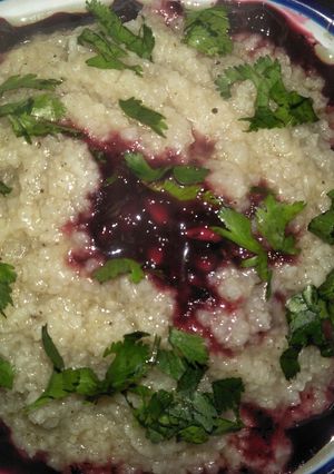 A picture of Falahari Samak rice khichdi.