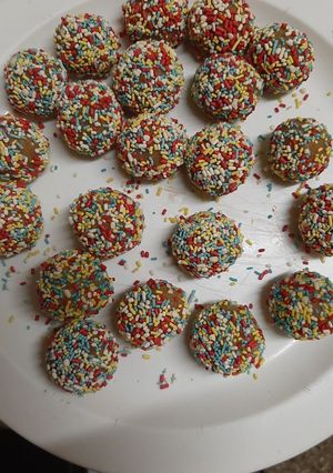 Una foto de Trufas multicolores
