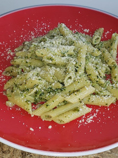 Una foto de Pasta al cilantro