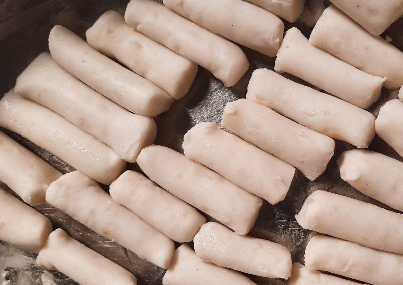 Tteok / Kue beras / Rice Cake simple (takaran sendok)