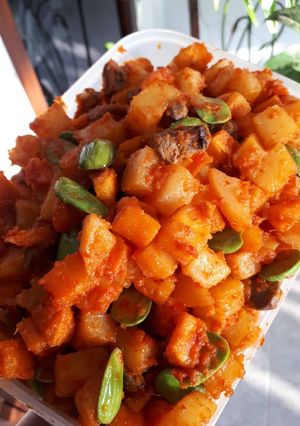 Foto resep Sambel goreng kentang